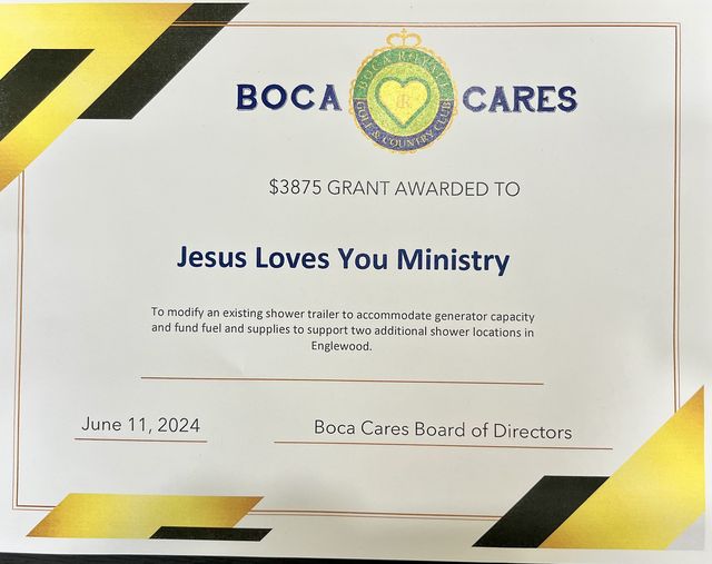 Boca Cares award